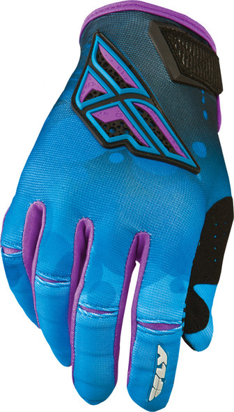 Fly Racing Kinetic Ladies Gloves Blue/Purple 2X 367-61110