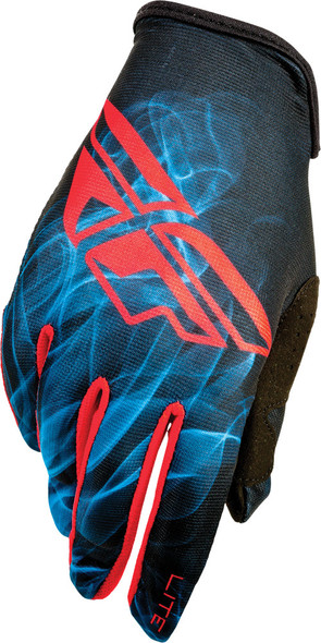 Fly Racing Lite Gloves Red/Blue/Black Sz 9 368-01109