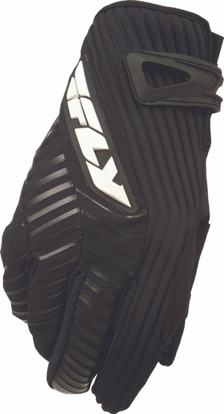 Fly Racing Title Gloves Long Black Sz 6 #5884 367-030~06