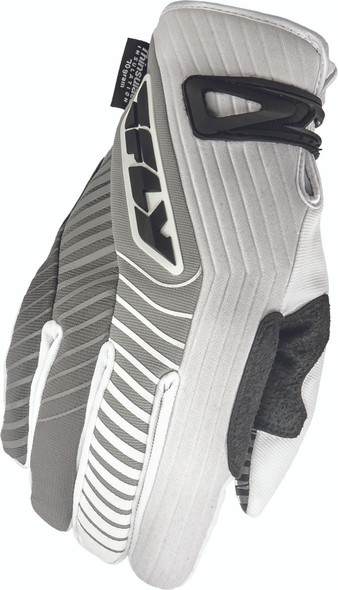 Fly Racing Title Gloves Long White Sz 7 #5884 367-034~07