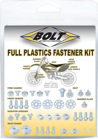 Bolt Full Plastic Fastener Kit Hon Hon-1300004
