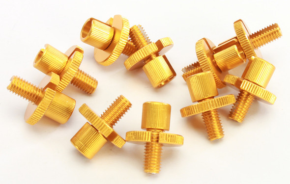 Emgo 10/Pk Cable Adjuster- 8M M Gold Most Japanese Cycles 34-67085