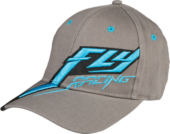 Fly Racing Flyght Hat Grey/Blue S 351-0231S