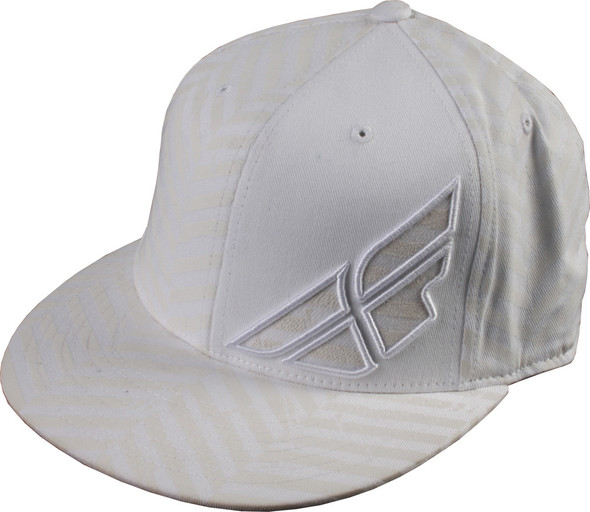 Fly Racing Hat Herringbone Wht L/Xl Hb Wht L/Xl