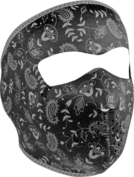 Zan Neoprene Full Mask Dark Paisley Wnfm102