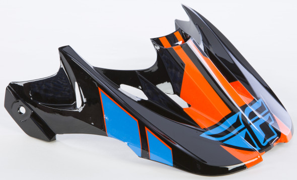 Fly Racing Kinetic Impulse Helmet Visor Blue/Black/Orange 73-4736