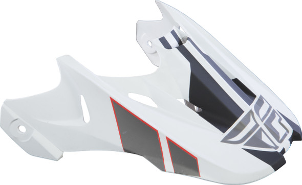 Fly Racing Kinetic Impulse Helmet Visor Matte White/Black 73-4730