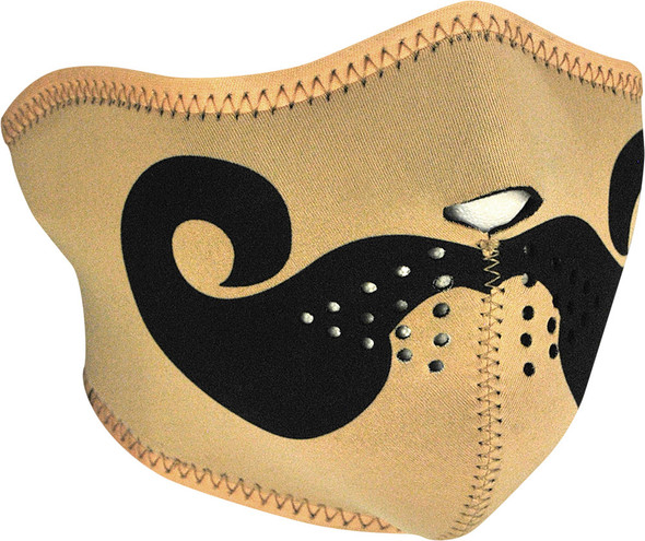 Zan Half Face Mask (Curly Mustache) Wnfm167H
