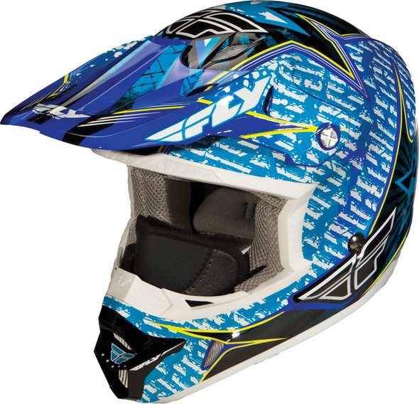 Fly Racing Aurora Helmet Blue 2X 73-49132X