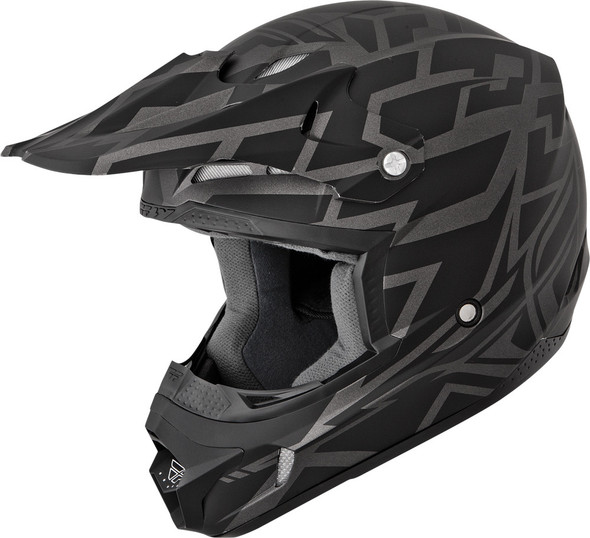 Fly Racing Kinetic Block Out Helmet Matte Black M 73-3350M