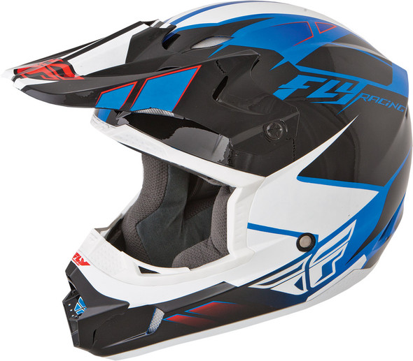 Fly Racing Kinetic Impulse Helmet Blue/Black/White M 73-3363M