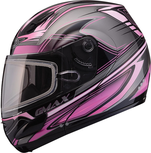 Gmax Gm-44S Modular Helmet Semcoe Pink/Silver/Black S G6443404