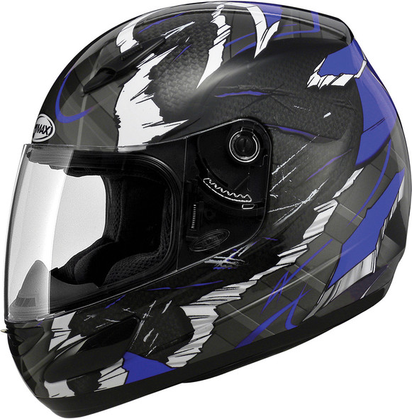 Gmax Gm48 F/F Shattered Helmet Blue/Black L G7481216 Tc-2