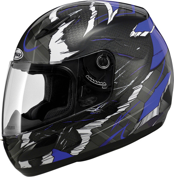 Gmax Gm48 F/F Shattered Helmet Blue/Black Xs G7481213 Tc-2