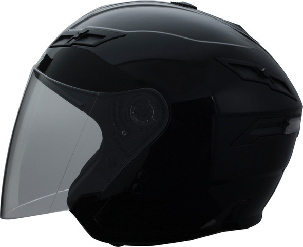 Gmax Gm-67 Open Face Helmet Black X G3670027