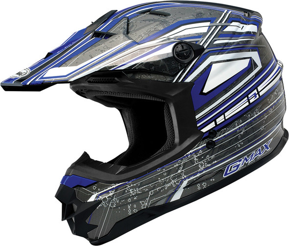 Gmax Gm-76X Bio Helmet Blu/White/Light Blue Xs G3768213 Tc-2