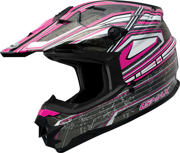 Gmax Gm-76X Bio Helmet Pink/White/Black L G3768406 Tc-14