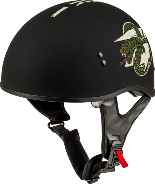 Gmax Hh-65 Drk1 Helmet Matte Black/Bone Lg H165121046