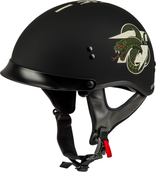 Gmax Hh-65 Drk1 Helmet W/ Peak Matte Black/Bone 2X H965121048