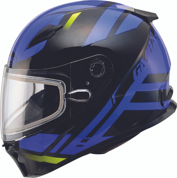 Gmax Youth Gm-49Y Berg Snow Helmet Black/Blue Yl G2499052 Tc-2