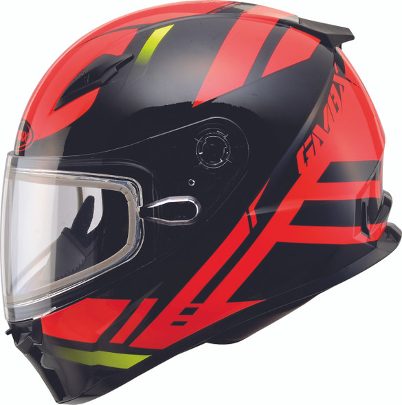 Gmax Youth Gm-49Y Berg Snow Helmet Black/Red Yl G2499042 Tc-1