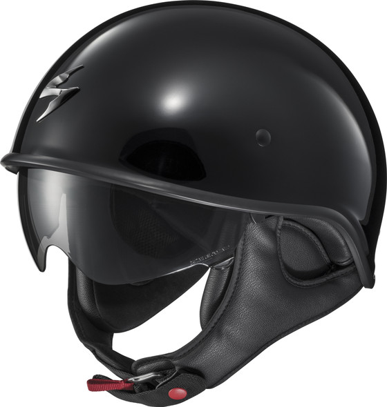 Scorpion Exo Exo-C90 Open-Face Helmet Gloss Black 3X C90-0038