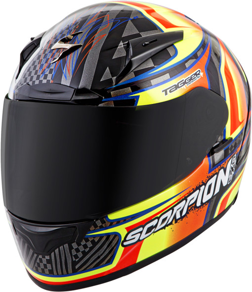 Scorpion Exo Exo-R2000 Full-Face Helmet Ensenada Black/Orange Xs 200-4792