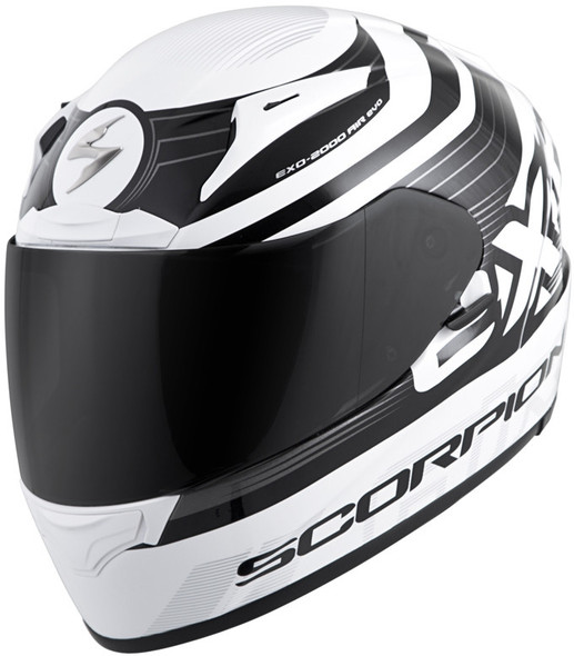 Scorpion Exo Exo-R2000 Full-Face Helmet Fortis White/Black 2X 200-7637