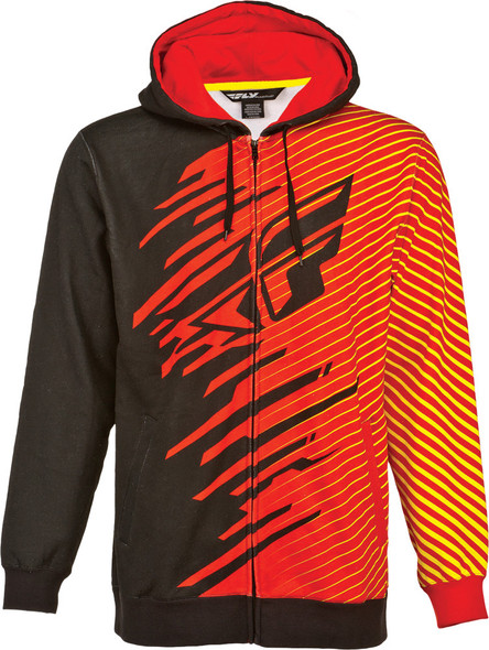 Fly Racing Shock Hoody Red/Black L 354-0142L