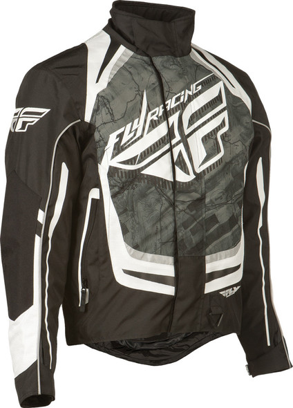 Fly Racing Snx Pro Jacket Black/White X 470-2180~5