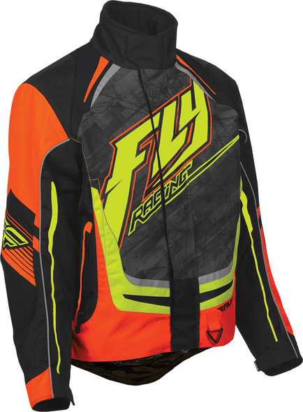 Fly Racing Snx Pro Jacket Md Orange/Black 470-3187~3