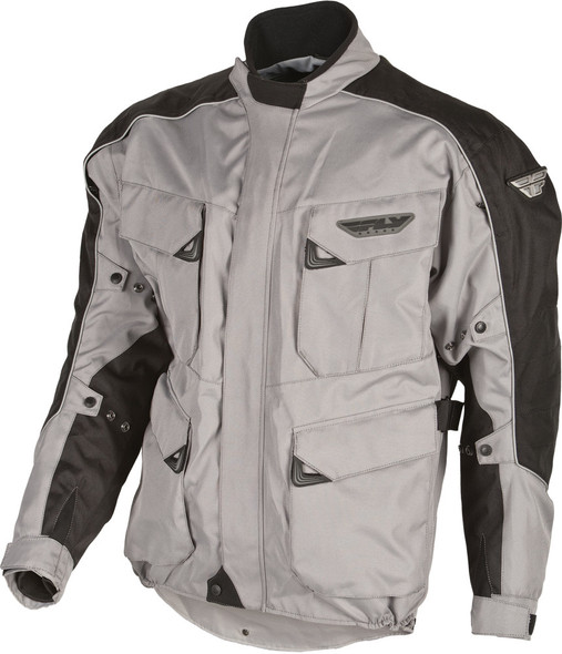 Fly Racing Terra TrEK 3 Jacket Silver/Black 2X #5791 477-2064~6