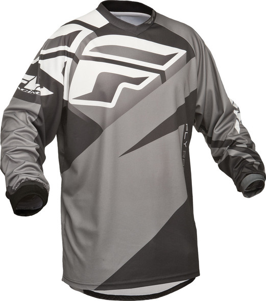 Fly Racing F-16 Jersey Black/Grey 2X 367-9202X