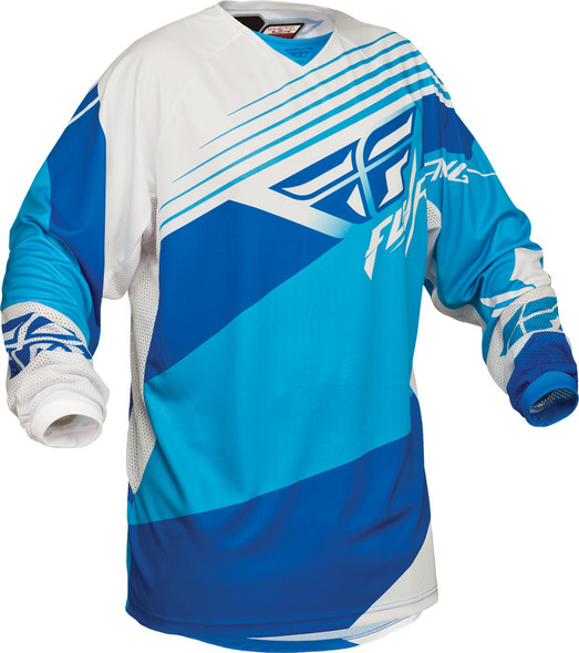 Fly Racing Kinetic Blocks Jersey Blue/White X 367-521X