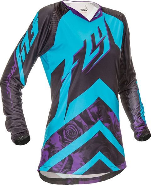 Fly Racing Kinetic Ladies Jersey Purple/Blue L 369-628L