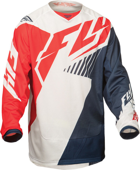 Fly Racing Kinetic Vector Mesh Jersey Red/White/Navy M 369-321M