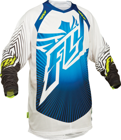 Fly Racing Lite Hydrogen Jersey Blue/White 2X 366-7212X