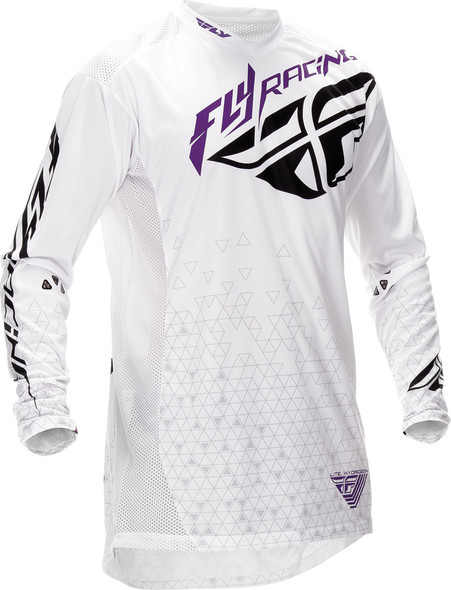 Fly Racing Lite Hydrogen Jersey White S 369-724S