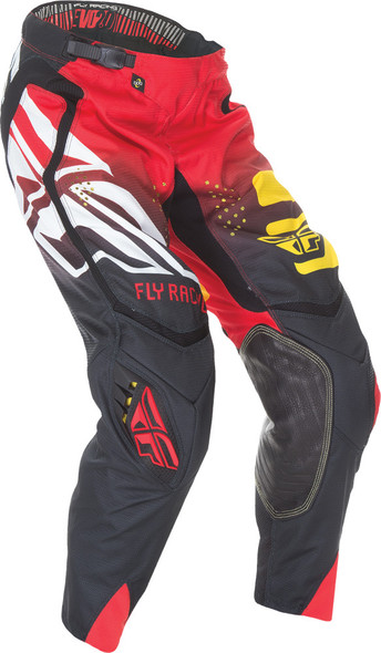Fly Racing Evolution Code 2.0 Pant Black/Red/Yellow Sz 30 369-13030