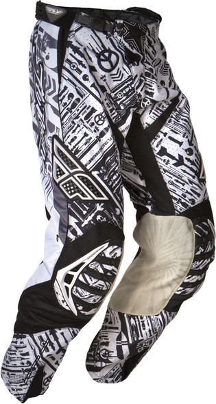 Fly Racing Evolution Race Pant Black/Whit E Sz 30 365-13030