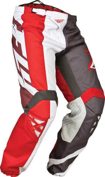 Fly Racing Kinetic Division Pant Red/Grey/White Sz 28 368-53228