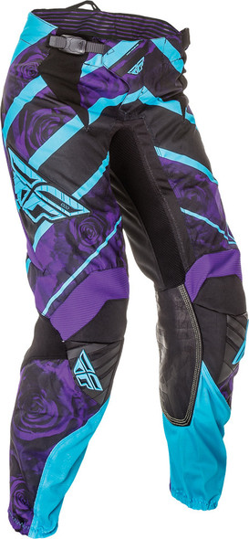 Fly Racing Kinetic Ladies Race Pant Purple/Blue Sz 15/16 369-63111