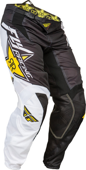 Fly Racing Kinetic Mesh Rockstar Pant Yellow/Black Sz 28 369-33928