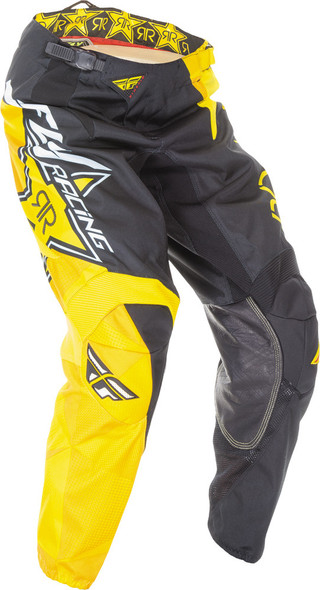 Fly Racing Kinetic Rockstar Pant Yellow/Black Sz 30 369-66730
