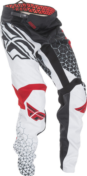 Fly Racing Kinetic Trifecta Bicycle Pant Black/Red/White Sz 20 369-02220