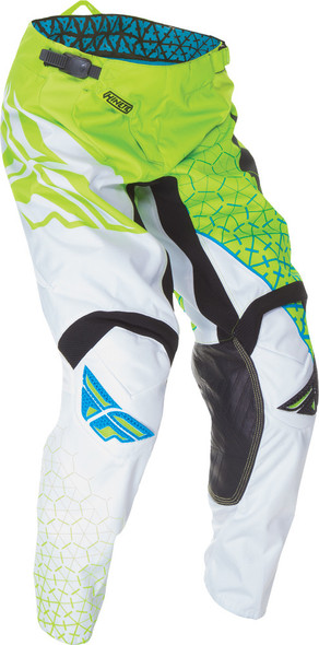 Fly Racing Kinetic Trifecta Pant Lime/White Sz 28 369-43528