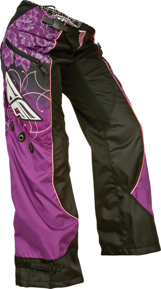 Fly Racing Women'S Kinetic Over-Boot Pant Black/Purple/Pink Sz 11/12 368-63009