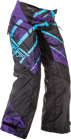 Fly Racing Women'S Kinetic Over-Boot Pant Purple/Blue Sz 17/18 369-65112