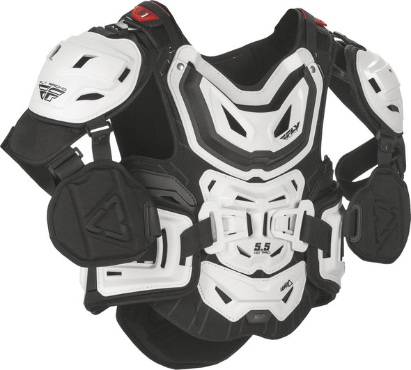 Fly Racing 5.5 Hd Pro Chest Protector (White) 5.5 Hd Pro Wht Adlt.