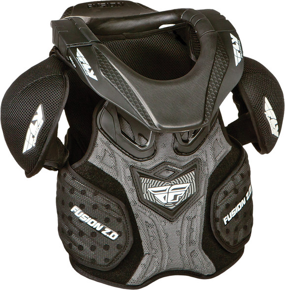 Fly Racing Fusion Protection Vest Black Youth L/X Fusion L-X Yth